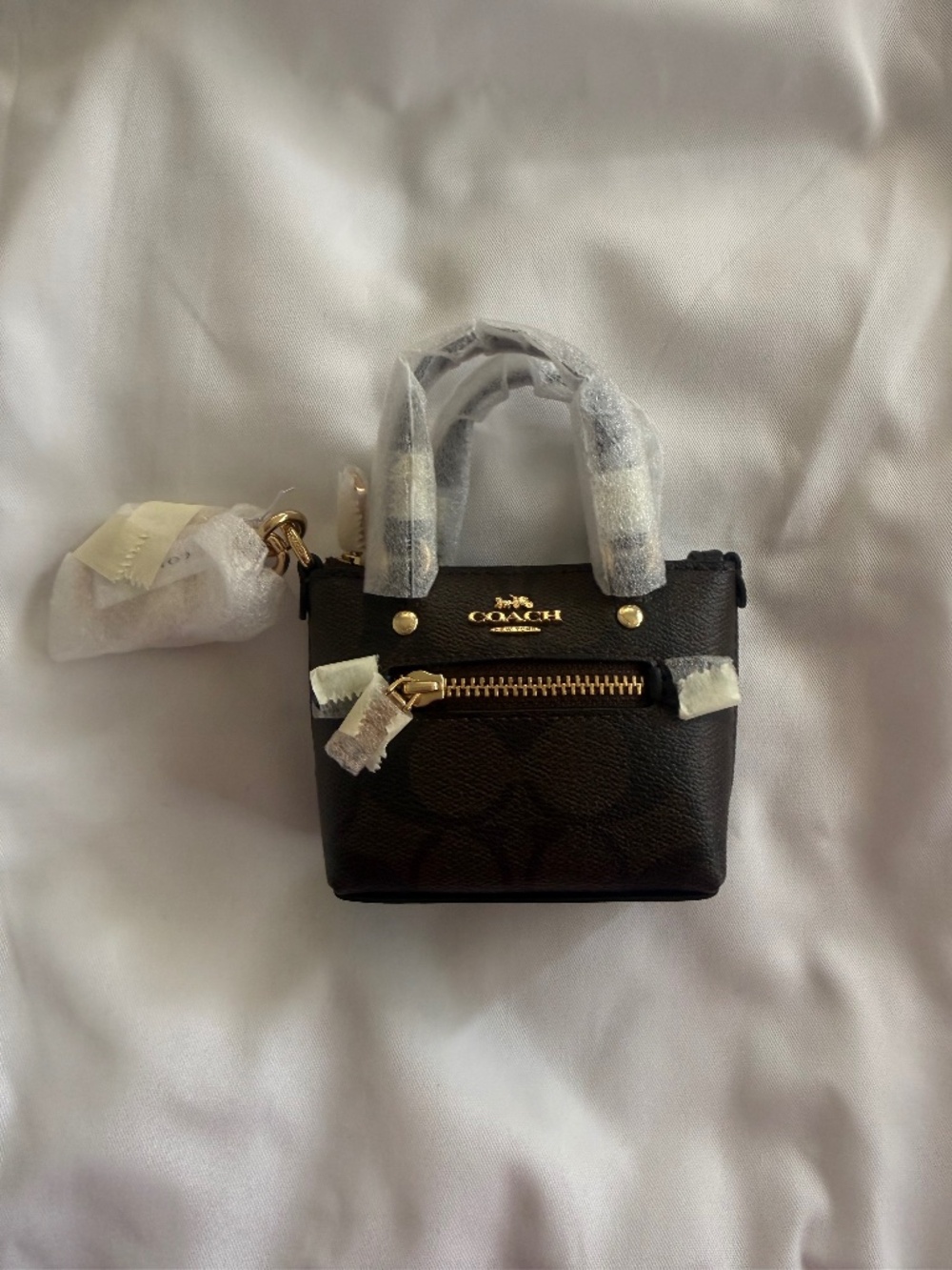 Coach Micro Tote Keyring